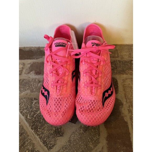 Saucony Racing Endorphin Lightweight Track Shoes  Women’s 10.5 Pink (NO BOX LID) - Picture 7 of 16